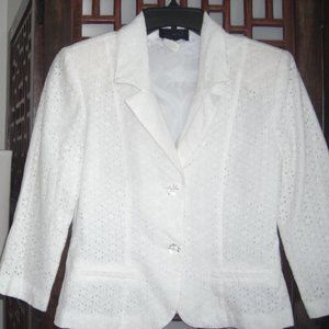 STAR CITY EYELET BLAZER / JACKET